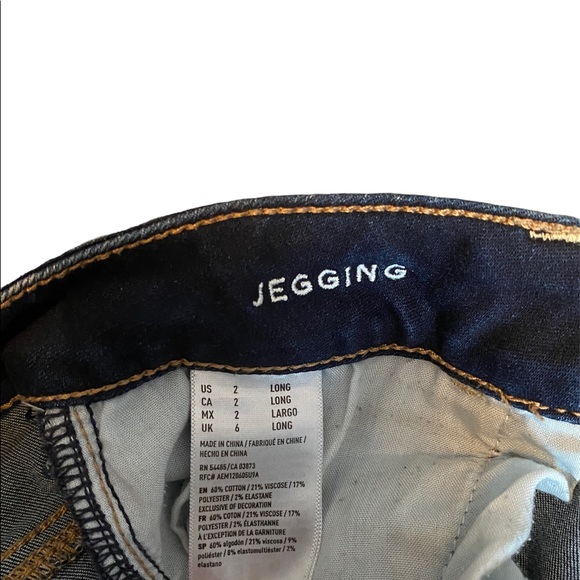 American Eagle Super Stretch Skinny Jeans Size 2 Long - Picture 5 of 5